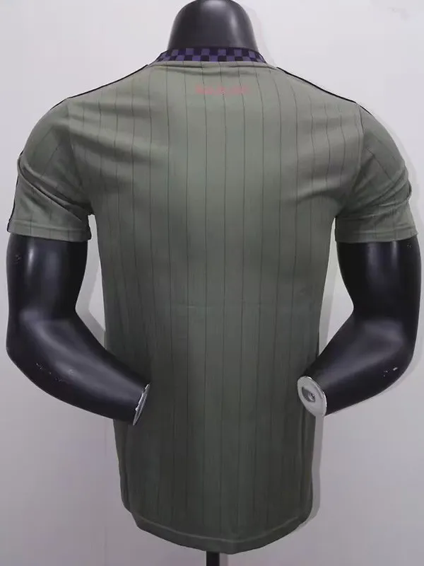 2025-26 Bayern Green Grey Casual Edition Player Version Training shirts