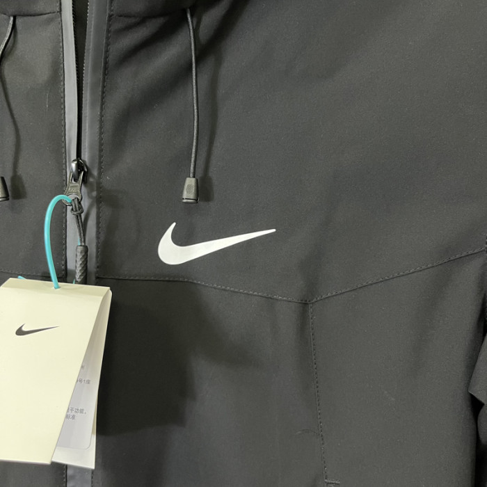 2024 NK Cotton Thickened warm Black Outdoor Jackets #A801加棉冲锋衣