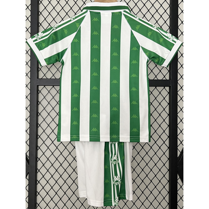 1995-1997 Real Betis Home Kids Retro Soccer Jersey