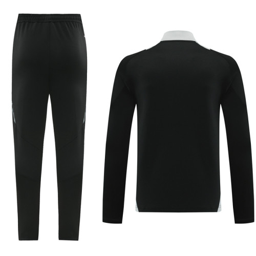 2024 AD Black Jacket Tracksuit #AJ18