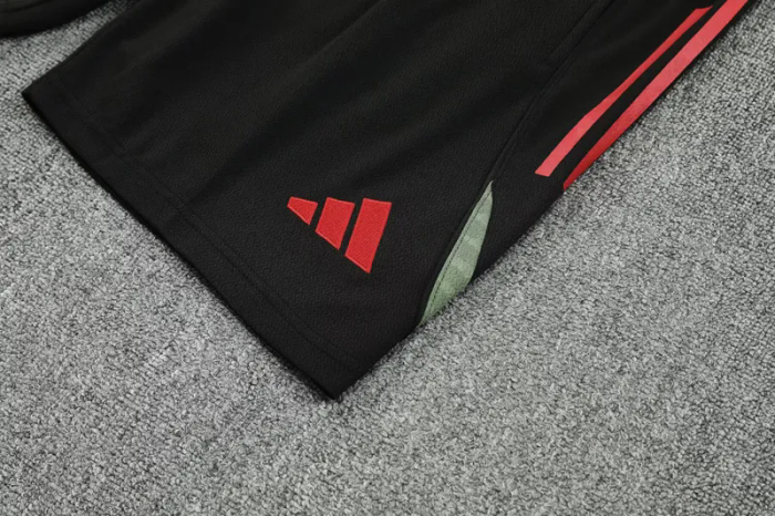 2025-26 Bayern Army green Tank top and shorts suit