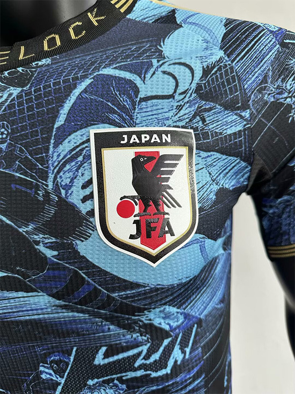 25-26 Japan Black Blue Special Edition Player Version Soccer Jersey Y-3