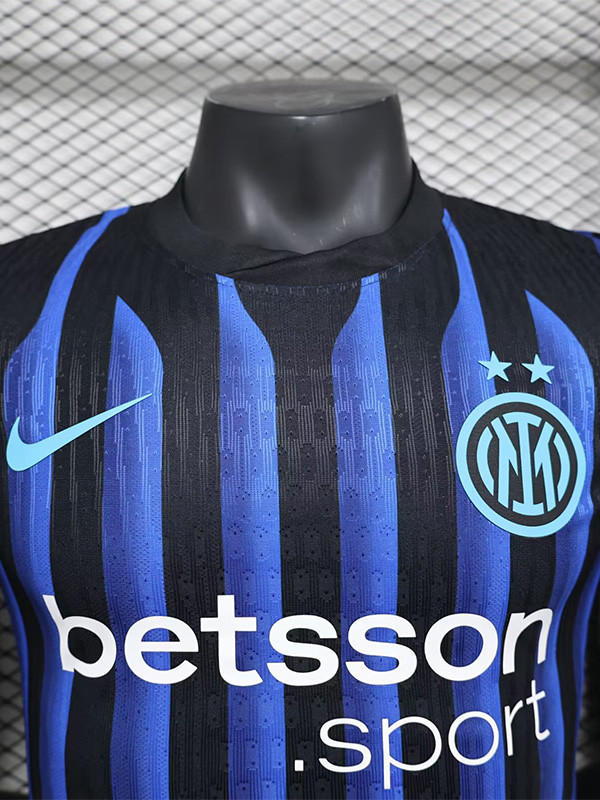 25-26 INT Home Player Version Soccer Jersey (前带广告)