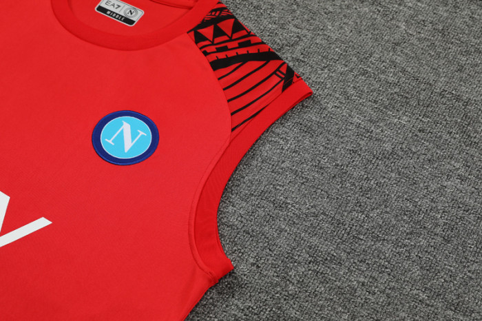 24-25 Napoli Red Tank top and shorts suit