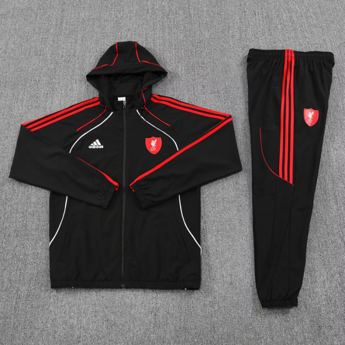 2025-26 LIV Black Hoodie Jacket Tracksuit