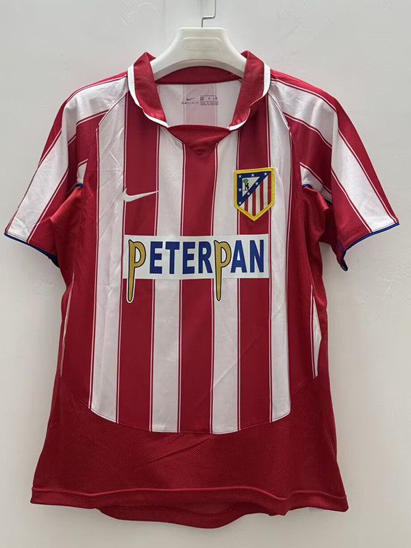 2003-2004 ATM Home Retro Soccer Jersey(带章)