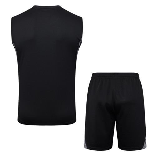 25-26 Germany Black Tank top and shorts suit #D25165