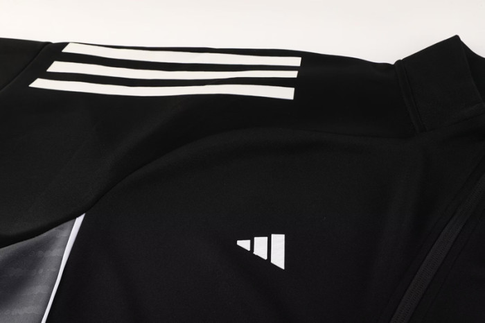 2025 AD Black Jacket Tracksuit #2319