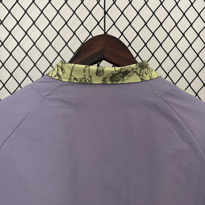 2024 Bayern Purple & Green Double Sided Windbreaker (双面风衣)
