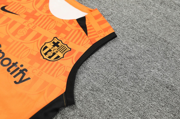 24-25 BAR Orange Tank top and shorts suit