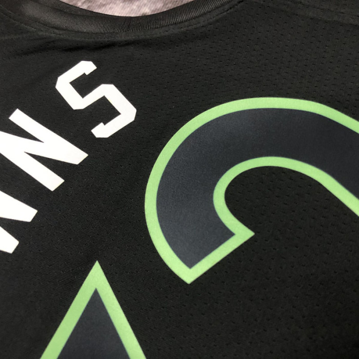 22-23 TIMBERWOLVES TOWNS #32 Black Top Quality Hot Pressing NBA Jersey (Trapeze Edition)