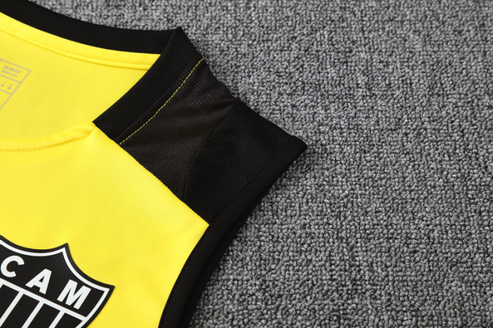 25-26 Atletico Mineiro Yellow Tank top and shorts suit
