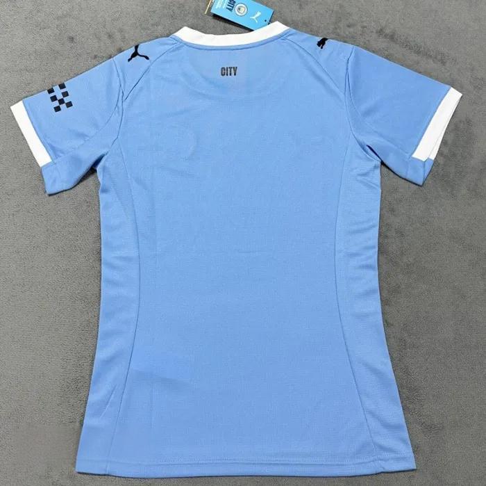25-26 Man City Home Women Soccer Jersey (女)