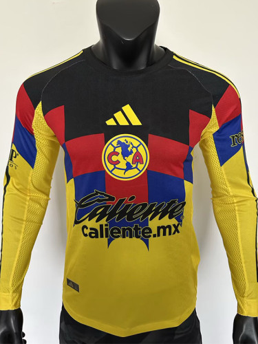 2025-26 Club America Home Long Sleeve Player VersionSoccer Jersey(长袖球员)