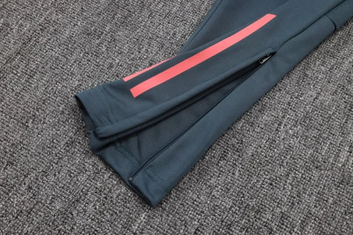 2025-26 Bayern Dark gray Kids Jacket Tracksuit#E25107(童装)