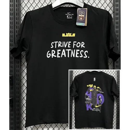 T275 JAMES Black High Quality Casual T-Shirt