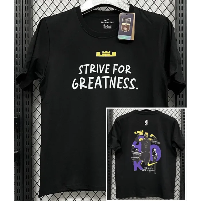 T275 JAMES Black High Quality Casual T-Shirt