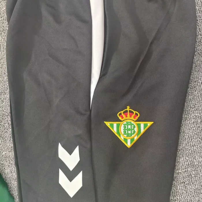 25-26 Real Betis Green Half Pull Tracksuit (Pants Have Pocket)(半拉链)