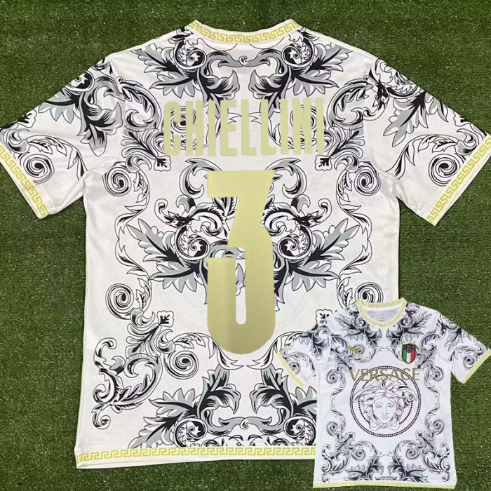 2023 Italy Special Edition White Training Shirts  #PM