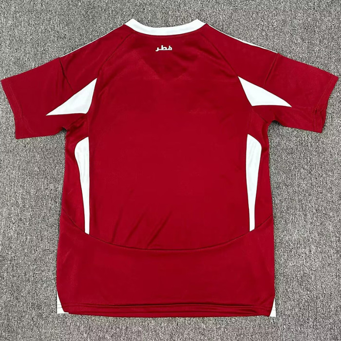 24-25 Qatar Home Fans Soccer Jersey