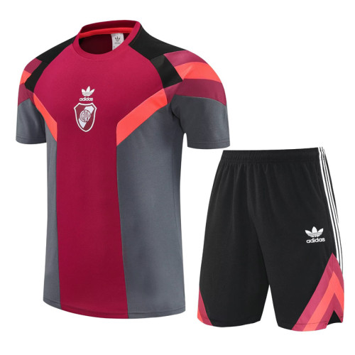 25-26 River Plate Red grey Training short suit