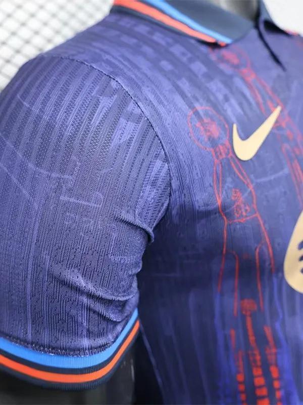 25-26 BAR Royal Blue Special Edition Player Version Training Shirts *翻领