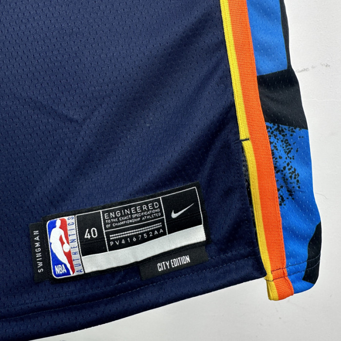 24-25 OKC Thunder GILGEOUS-ALEXANDER #2 Black City Edition Top Quality Hot Pressing NBA Jersey