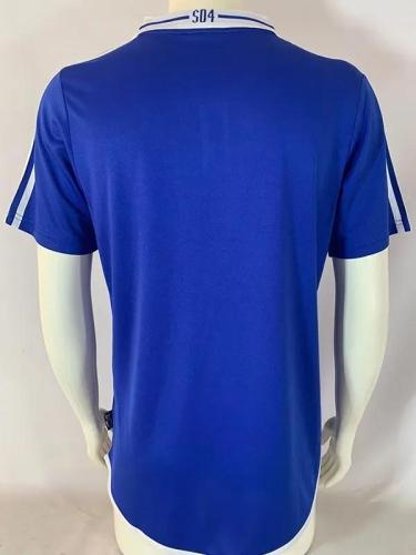 2000-2002 Schalke 04 Home Retro Soccer Jersey