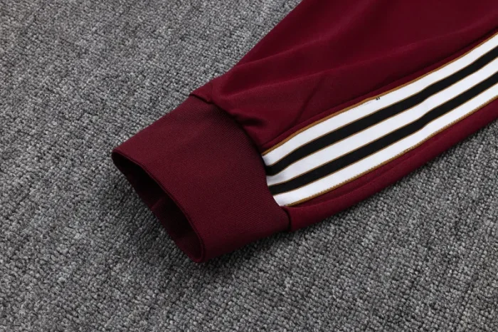 2025-26 Ajax Jujube red Kids Jacket Tracksuit #E2538(童装）