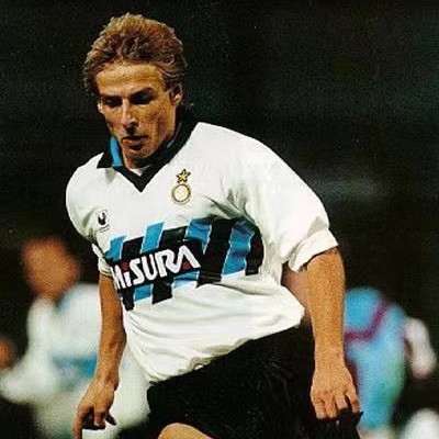 1990-1991 INT Away White Retro Soccer Jersey