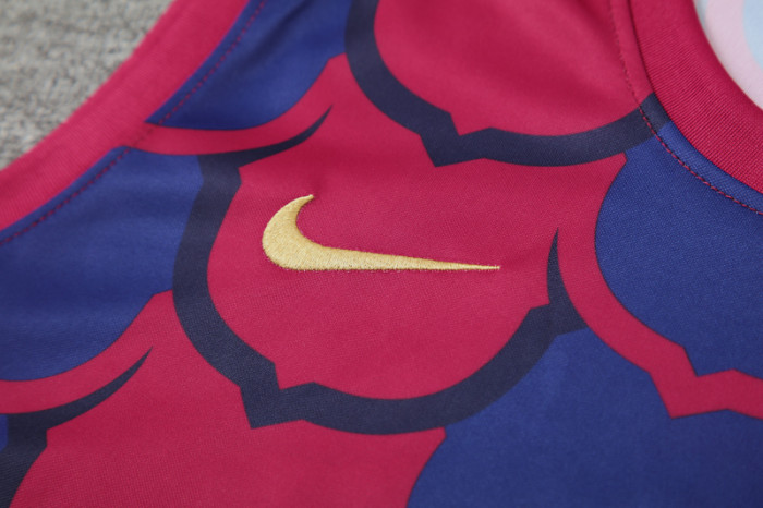 24-25 BAR Red-Blue Tank top and shorts suit