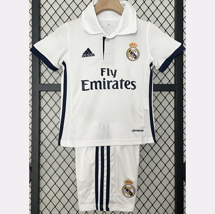 2016-2017 RMA Home Kids Retro Soccer Jersey