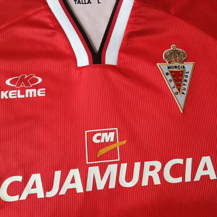 1999-2001 La Coruna Red Retro Soccer Jersey(带章)