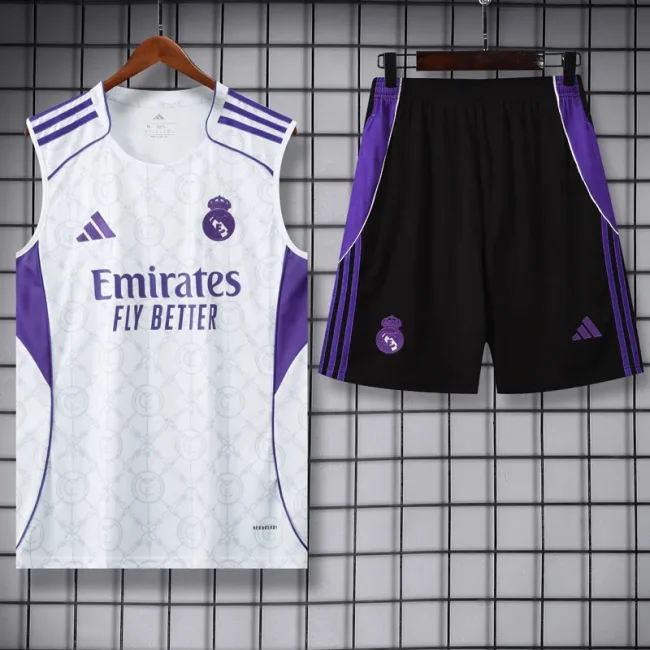 25-26 RMA White Tank top and shorts suit