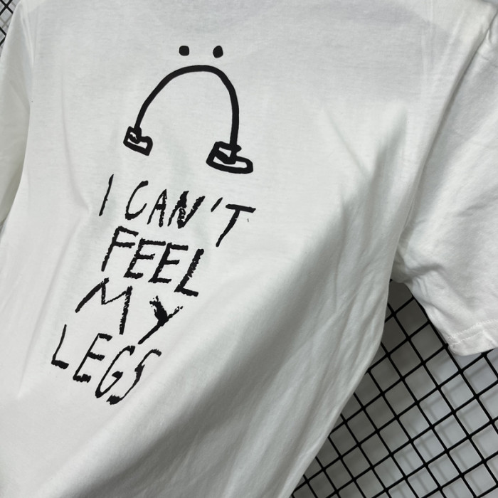 T207 NK White High Quality Casual T-Shirt