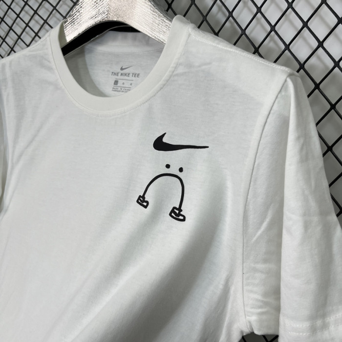 T207 NK White High Quality Casual T-Shirt