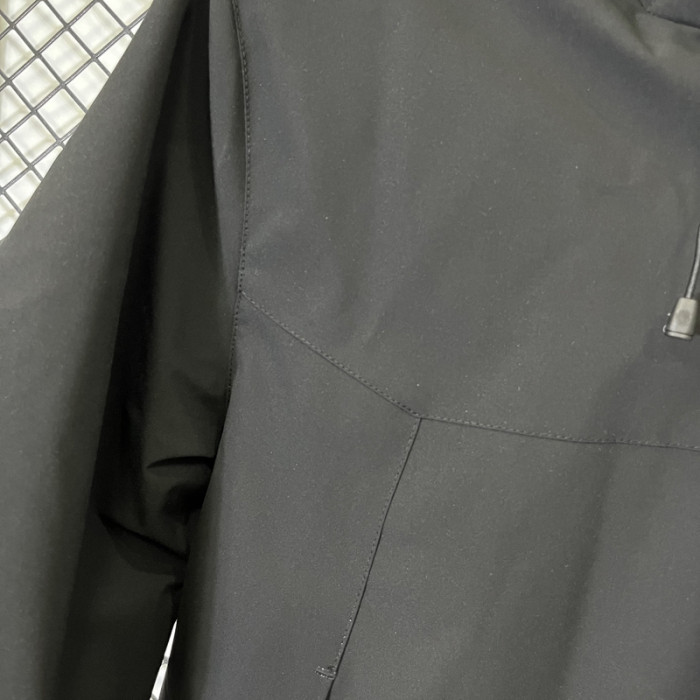 2024 Jordan Cotton Thickened warm Black Outdoor Jackets #A800加棉冲锋衣