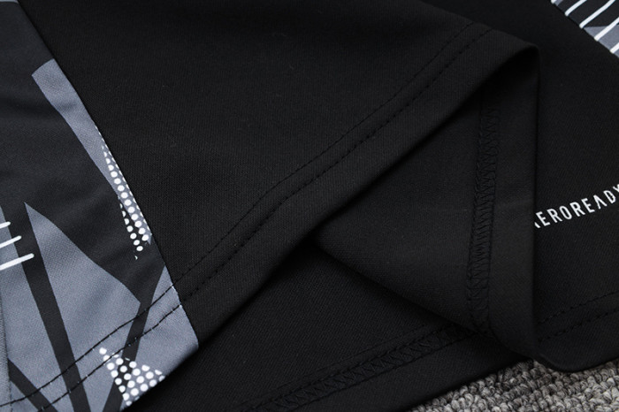 24-25 AD Black Half Pull Tracksuit #06 (半拉链)