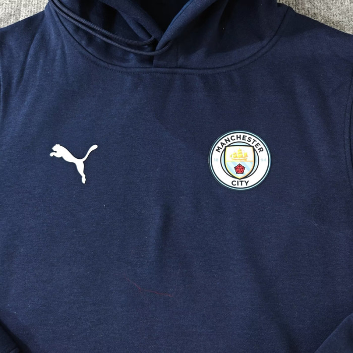 24-25 Man City Royal blue Hoody 宝蓝色(加绒)
