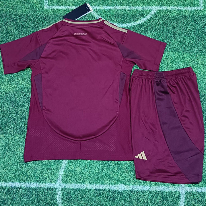 24-25 Roma Home Kids Soccer Jersey