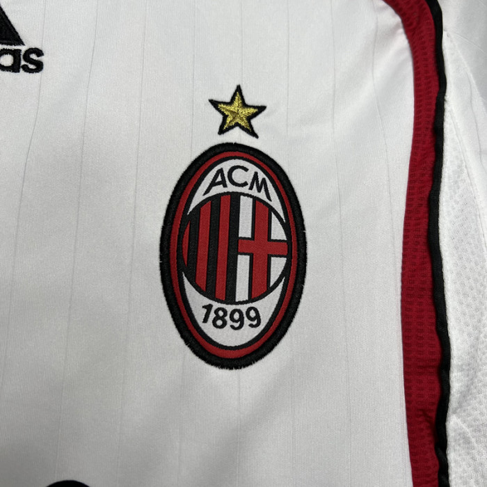 2006-2007 ACM Away White Retro Soccer Jersey(带决赛字)