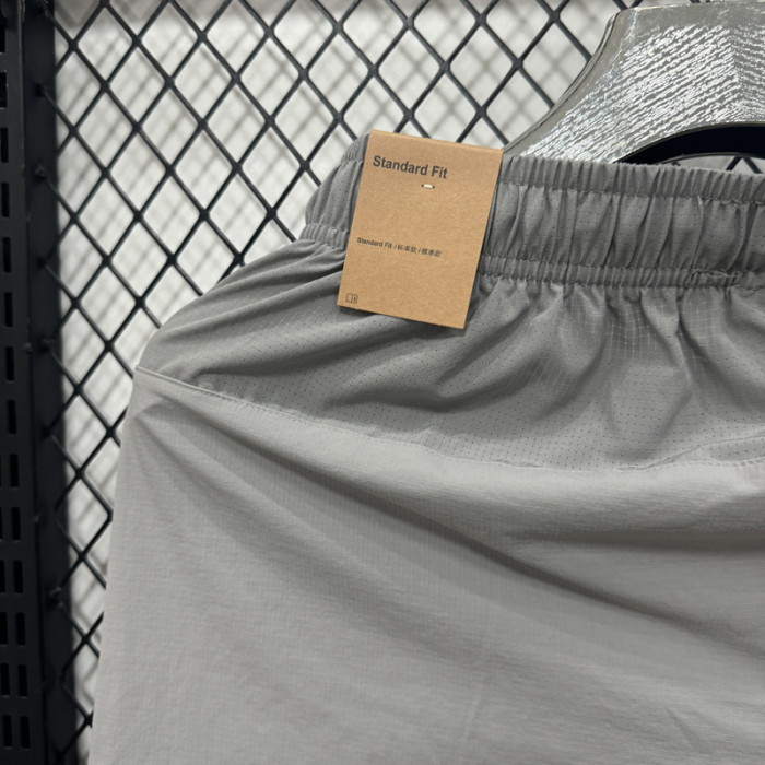 D910 NK Grey Casual Short Pants