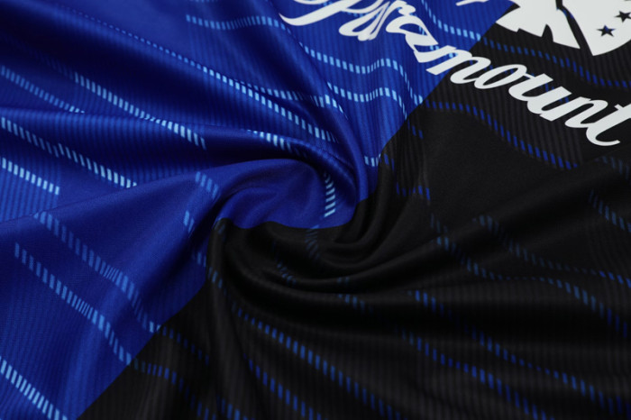 24-25 INT Blue-Black Tank top and shorts suit (条纹)