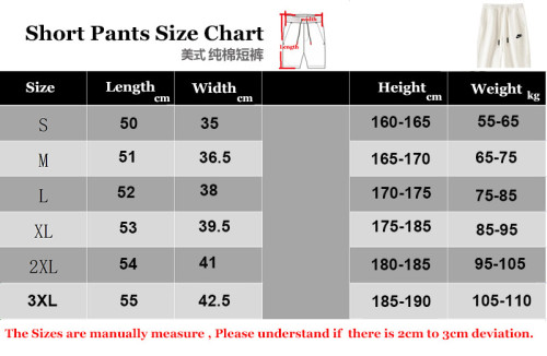 2025 NK White Pure Cotton Fabric Casual Short Pants