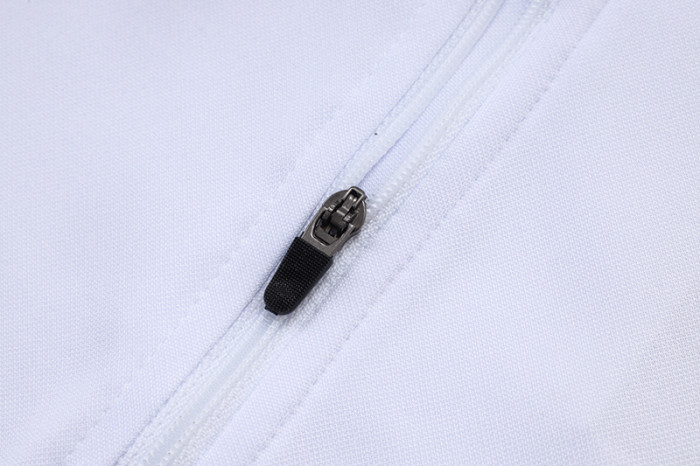 2025-26 Germany White Half Pull Tracksuit (半拉链）