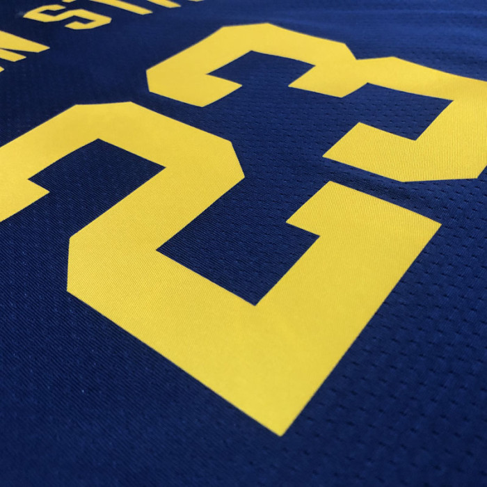 22-23 WARRIORS GREEN #23 Royal blue Top Quality Hot Pressing NBA Jersey (Trapeze Edition)