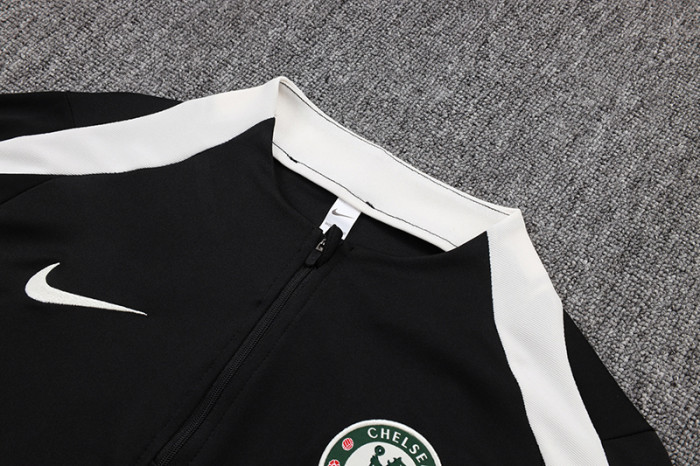 25-26 CHE Black Half Pull Tracksuit (半拉链)