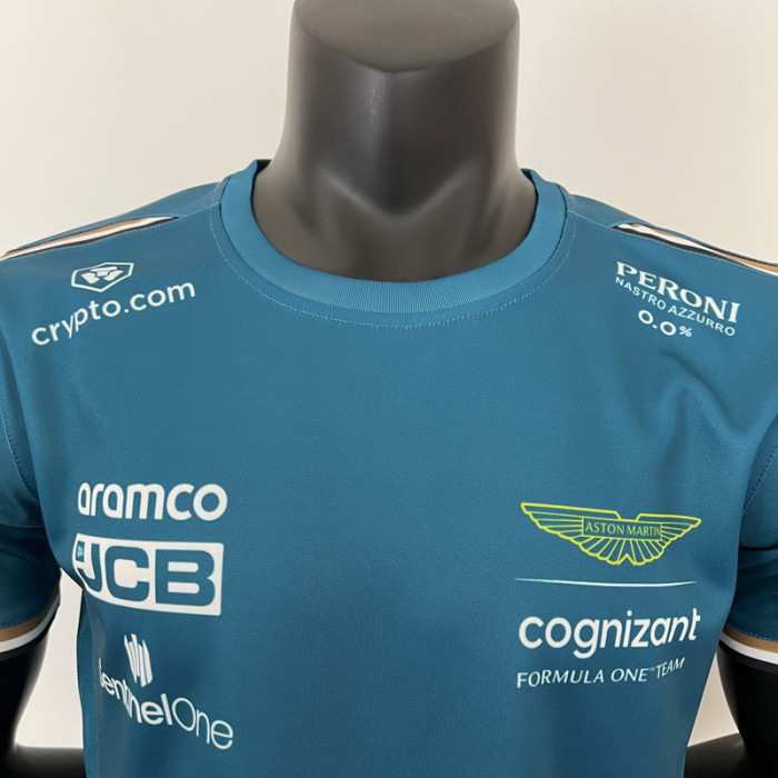 2023 F1 Aston Martin Green Racing Suit(圆领)