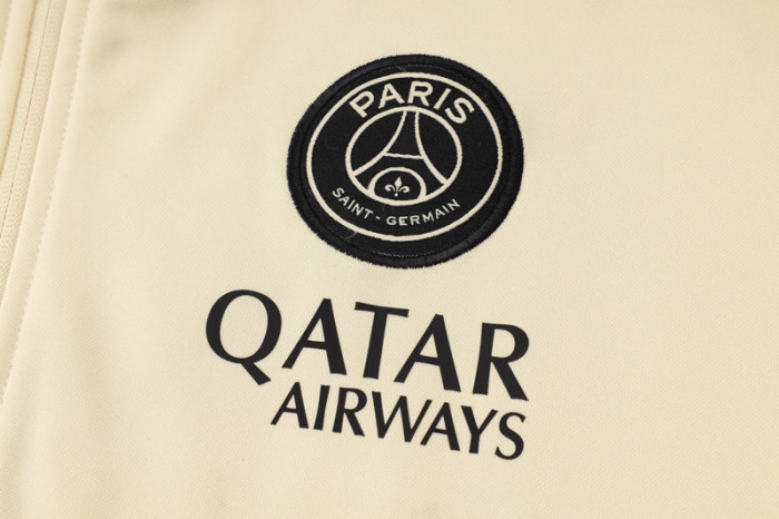 24-25 PSG Jordan Khaki Hoodie Jacket Tracksuit #F563
