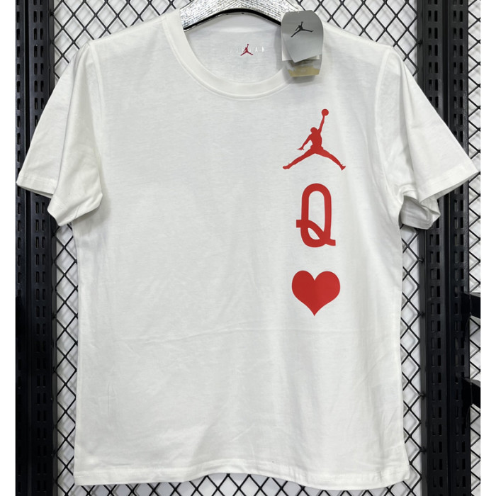 T179 Jordan White High Quality Casual T-Shirt #爱心